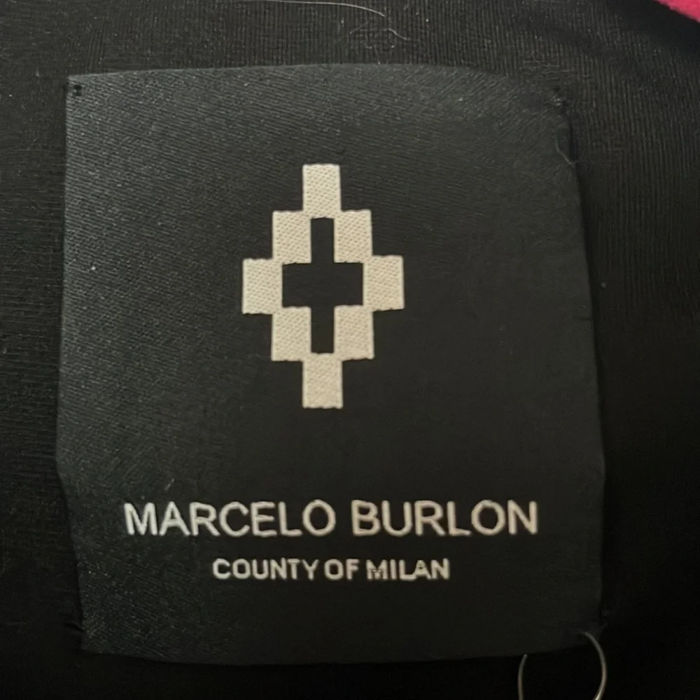 Black letterman jacket moto leather sleeves. Red & yellow piping. Red elbow. - Picture 4 of 4